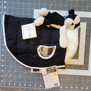 Therapeutic Microwaveable Black Medium Dog Coat